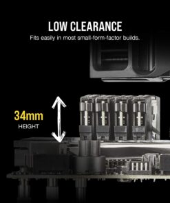 Alternative view of Corsair Vengeance LPX 8GB (1 x 8GB) DDR4 DRAM 2400MHz C16 (PC4-19200) Memory Kit - , Vengeance LPX Black 8GB Kit (1x8GB)