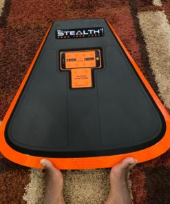 Stealth Core Deluxe Trainer - Turn Fitness Into a Fun Game - Get Strong Sexy Abs and Lean Core Playing Games On Your Phone; Free iOS/Android App; 4 Free Mobile Games Included; Dynamic Abs & Core Training; Only 3 Minutes a Day Orange 31 71YjNg Au5L