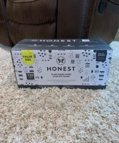 The Honest Company Clean Conscious Wipes | 99% Water, Compostable, Plant-Based, Baby Wipes | Hypoallergenic, EWG Verified | Pattern Play, 720 Count 72 Count (Pack of 10) 38 71Yk7Z9SNL