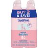 Coppertone Water Babies Sunscreen Lotion Spray SPF 50, Water Resistant, Pediatrician Recommended for Babies, 6 Oz Spray, Pack of 2