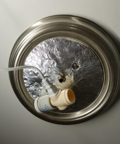 Power Gear 2-Outlet Socket Adapter, Add 2 Outlets to a Bulb Socket, 2 Prong, Polarized Outlets, Medium Base Socket, Use in Workshop, Garage or Utility Room, UL Listed, Light Almond, 54178 27 71YkzJR2bPL