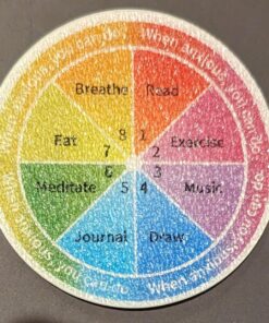 Cusprtm 48 Pcs Anxiety Sensory Stickers, 2 Textured Tactile Rough Calm Stickers Large Size Breathing Stickers Mindfulness Stickers for School Office Classroom Adults Teens Sensory Items 41 71YlD hw9QL