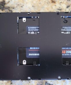 Corsair Dual SSD Mounting Bracket (3.5” Internal Drive Bay to 2.5", Easy Installation) Black 1 Count (Pack of 1) Dual SSD Mount 45 71YlqNXxfRL