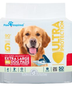 Alternative view of Paw Inspired Extra Large Puppy Pads in bulk | XL Dog Pads | Dog Pee Pads | Puppy Training Pads, Potty Pads (Original, 300 Counts) Original 300CT