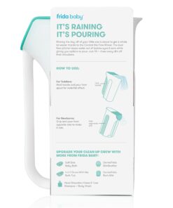 Frida Baby Control The Flow Polypropylene ABS Rinser|Bath Time Rinse Cup with Easy Grip Handle and Removable Rain Shower 29 71Ylzrl3mJL