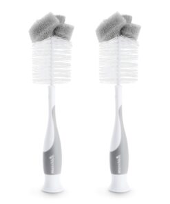 Munchkin® Sponge™ Bottle Brush, Grey, 2 Count (Pack of 1) 22 71YmI5m9O5L