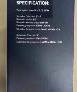 Smalody TV Speakers, Home Theater Speaker Wireless Audio Sound bar TV Speaker + Bass Subwoofer, Bluetooth Enabled/Optical/AUX/COAXIAL Inputs/Remote Control 30 71YmY34U3L