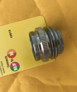 DANCO Multi-Thread Garden Hose Adapter for Male to Male and Female to Male, Chrome, 1-Pack (10513) 33 71YnTSy5L