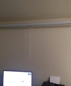 Elite Screens 6" White Projector Screen L-Brackets, Single Metal Welded Construction, Wall or Ceiling Mount - Includes Hooks and Hardware, Model: ZVMAXLB6-W 36 71YntT96dkL