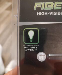 TRUGLO Fiber-Optic Handgun Night Sight | Compact Durable Snag-Resistant High-Visibility Red Front & Green Rear Sight for Handguns Glock High Set 24 71YoTpylP8L