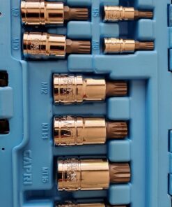 Capri Tools XZN Triple Square Spline Bit Socket Set, Metric, 10-Piece XZN Bit Set / Standard Length 35 71YpSEduN9L