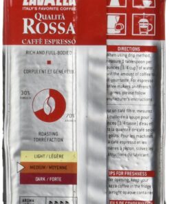 Alternative view of Lavazza Qualita Rossa, Caffe Ground Espresso, 8.8 Ounce Bag (Pack of 3) 8.8 Oz(Pack of 3)