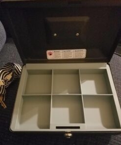 SentrySafe Cash Box, Locking Cash Box With Money Tray, Small, CB-10 38 71YppaOUAEL
