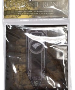 Alternative view of Game of Thrones House Sigil Tournament Banner (19" by 60") (House Stark)