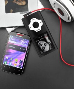 MYMAHDI Support TF Cards Slim 1.8" LCD Mp3 Mp4 Player Media/Music/Audio Player with Accessories Black 13 71Yr OGLR1L