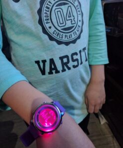 cofuo Kids Digital Sport Waterproof Watch for Girls Boys, Kid Sports Outdoor LED Electrical Watches with Luminous Alarm Stopwatch Child Wristwatch Purple 24 71YsKKVPyKL