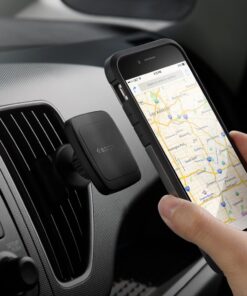Spigen Hexa Magnetic Air Vent Hands Free Clip Cell Phone Mount Holder for Car Compatible with All Mobile Phones - Black A201 - Premium Air Vent 31 71YskSqdweL