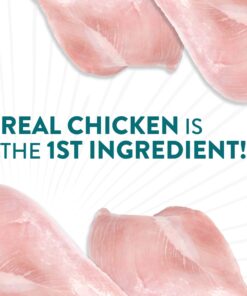 DOGSWELL Dog Dental Care Treats Made in USA Only, Grain Free Chicken Jerky Dog Treats, 24oz Bag 1.5 Pound (Pack of 1) 24 71YtQKqqc9L