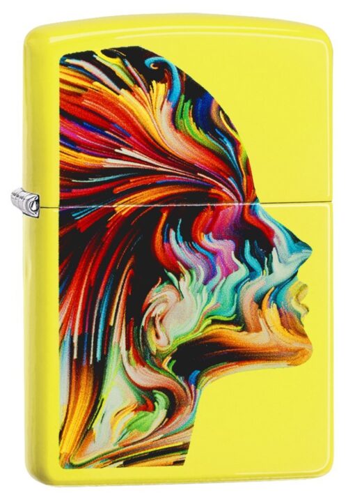 Zippo Neon Design Lighters Neon Yellow