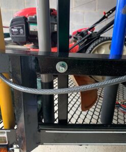 Buyers Products LT35 Vertical Hand Rack for Enclosed Landscaping Truck Trailers & Garage or Shed Walls Holds 6 Tools for Shovels, Rakes, Hoes, Heavy Duty Steel, 1 Pack, Black 32 71YtnZPdbFL