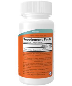 NOW Supplements, Iron 18 mg, Non-Constipating*, Essential Mineral, 120 Veg Capsules 18 71Yu146ydoL