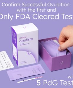 Proov PdG - Progesterone Metabolite – Test | Only FDA Cleared Test to Confirm Successful Ovulation at Home | 1 Cycle Pack | Works Great with Ovulation Tests | 5 PdG Test Strips 5 Count (Pack of 1) 18 71YuAcGOf8L
