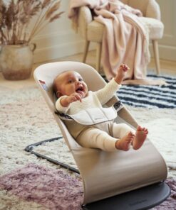 BABYBJÖRN Bouncer Balance Soft, Cotton/Jersey, Beige/Gray 23 71YuE9Ed0iL