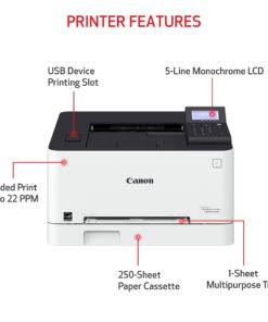Canon Color imageCLASS LBP632Cdw Wireless Mobile Ready Laser Printer, 22ppm,White 15 71YuI4FLi8L