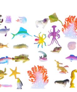 SENSORY4U Dew Drops Water Beads Ocean Explorers Tactile Sensory Kit - 26 Sea Animal Creatures Included - Great Fine Motor Skills Toy for Kids 24 71YvlPwRQEL