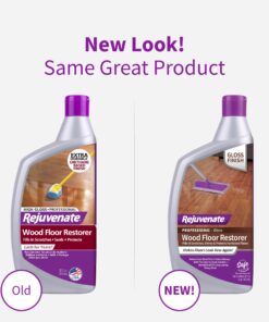 Rejuvenate Professional Wood Floor Restorer and Polish with Durable Finish Easy Mop On Application High Gloss Finish 32oz 32 Fl Oz (Pack of 1) 1 Pack 28 71YwBd1W BL