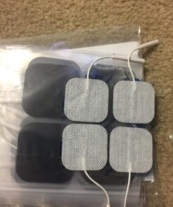 Syrtenty TENS Unit Pads 2"X2" 44 Pcs, 3rd Gen Reusable Latex-Free Replacement Pads Electrode Pads with Upgraded Sticky Electrode Pads Gel and Non-Irritating Design for Muscle Stimulator Electrotherapy 35 71YwBd55MWL