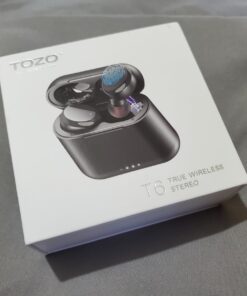 TOZO T6 True Wireless Earbuds Bluetooth 5.3 Headphones Touch Control with Wireless Charging Case IPX8 Waterproof Stereo Earphones in-Ear Built-in Mic Headset Premium Deep Bass Rose Gold Classic Edition 49 71YwUlTc0qL