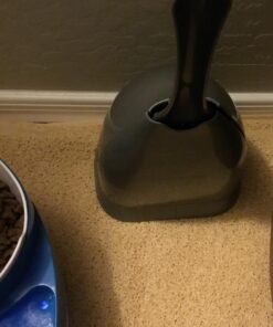 Petmate Scoop N' Hide Cat Litter Scoop with Discreet Litter Scoop Holder, Brushed Nickel 54 71YwdfQx1gL