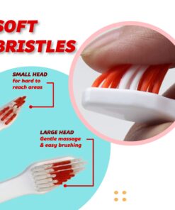 Pet Toothbrush for Dogs, Cats with Soft Bristles - Easy Teeth Cleaning & Dental Care, Non Slip Dual Head Dog Toothbrush - Choose Your Pack (Pack of 2) 2 Count (Pack of 1) 8 71YwpPzJGPL