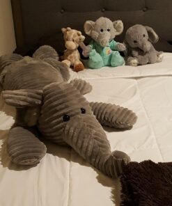 ebba™ Playful Lil Benny Phant™ Baby Stuffed Animal - Soft & Cuddly Toy - Imaginative Play - Gray 10 Inches Jungle 10-Inches 36 71YxdD1tKVL