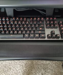 Fellowes 9178201 Memory Foam Wrist Rest, Black (91782), 2.94 x 19.94 x 0.94 inches 31 71YzOrMDYJL