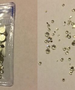 Crystal-Wholesale Swarovski Clear CRYSTAL (001) 2058/2088 Crystal Fatbacks Rhinestones Nail Art Mixed With Sizes Ss5, Ss7, Ss9, Ss12, Ss16, Ss20, Ss30, 144 Piece 31 71YzkzDpBfL 1