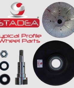 Diamond Profile Wheel 3/8 inch Radius - Demi Half Bullnose B10 Router Bit for Marble Stone Granite Edges by STADEA 21 71YzttOnawL