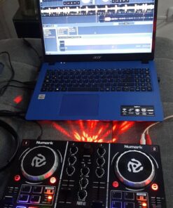 Numark Party Mix - Complete DJ Controller Set for Serato DJ with 2 Decks, Party Lights, Headphone Output, Performance Pads and Crossfader/Mixer 34 71Z ff51U3L