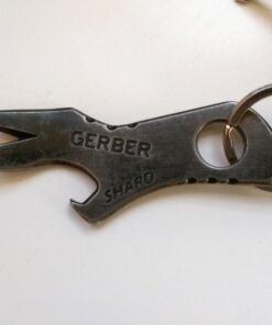 Gerber Gear Shard Keychain - Multi-Tool Keychain with Bottle Opener, Screwdriver, and Wire Stripper - EDC Gear Stocking Stuffers - Black Shard- Slate 35 71Z07BfEICL