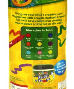 Crayola Bathtub Crayons, Assorted Colors 9 ea 32 71Z08SSzw3L