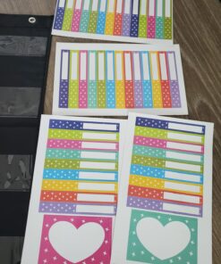 REGELETO Class Jobs Pocket Chart with 70 Colorful Dry Erase Cards and 3 Hooks,Class Management Educational Pocket Chart Teacher's Helper Size: 24.5”x21.8”inch Bulletin Board for Classroom (Black) 16-Pockets 33 71Z0OO09nhL