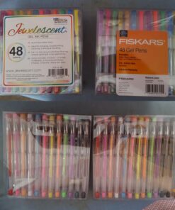 Fiskars 12-27457097J Gel Pen 48-Piece-Set,Assorted 34 71Z0RGMbamL