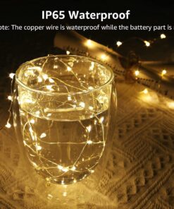 Lighting EVER Fairy Lights Battery Operated 20 LED Mini String Lights, Small Pixie Lights for Mason Jars, Crafts, DIY Wedding Party Centerpieces, Bedroom Wall Vines Holiday Garland, 8 Pack Pack of 8 Units 32 71Z26KC33tL