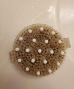 CSM Dry Body Brush for Beautiful Skin - Solid Wood Frame & Boar Hair Exfoliating Brush to Exfoliate & Soften Skin, Improve Circulation, Stop Ingrown Hairs, and Reduce The Appearance Cellulite 53 71Z2PdbdmlL