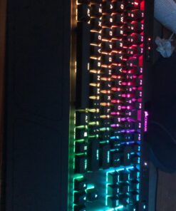 Corsair K70 RGB MK.2 Mechanical Gaming Keyboard - USB Passthrough & Media Controls - Linear & Quiet - Cherry MX Red - RGB LED Backlit (CH-9109010-NA) MX RED (Linear) Black 42 71Z3AhLY46L
