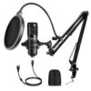 USB Microphone Podcast Equipment Bundle Microphone for PC 192khz/24bit Studio Cardioid Condenser Mic Kit Gaming Mics Studio Microphone for Singing, Streaming Microphone for Recording with Mic Boom Arm 26 71Z3B8c LtL