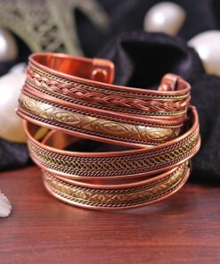 Tibetan Copper Bracelets India Pattern Women's Men's Spiritual Yoga Jewelry Copper bracelet copper bracelet for men copper bracelets for women cobre bracelet cobre pulsera mujer 25 71Z3fl9D4rL