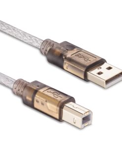 Printer Cable 5Ft,2.0 Printer Scanner Cable Cord USB Type A Male to B Male High Speed for HP, Canon, Lexmark,Dell, Xerox, Samsung etc(5 Ft/1.5M) 5 Ft/1.5M 9 71Z3hi2papL