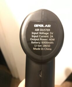 Air Duster for Computer Keyboard Cleaning - Cordless, Rechargeable 6000mAh Battery,Powerful Brushless Motor and 10W Fast Charging Air Duster Compressed Air TAD03 18 71Z4BsEB1sL